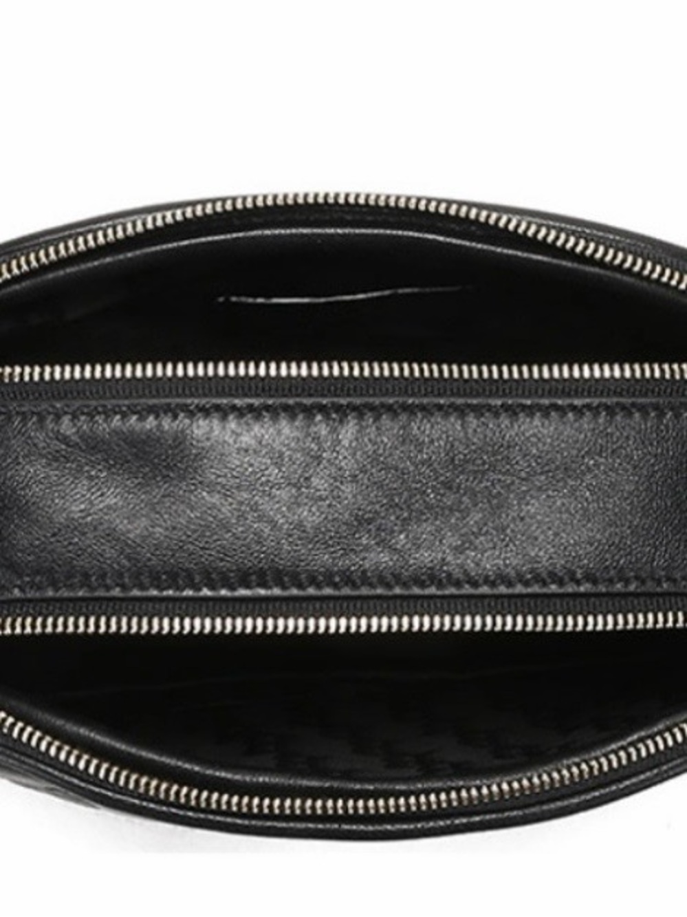 Bally Black Leather Crossbody Bag with Silver Zippers